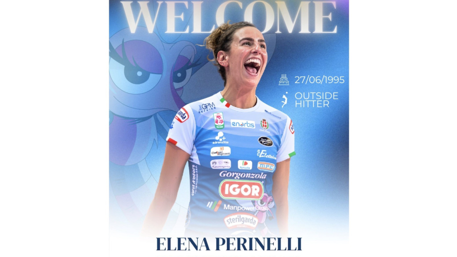 Igor Volley, Elena Perinelli completa il reparto schiacciatrici